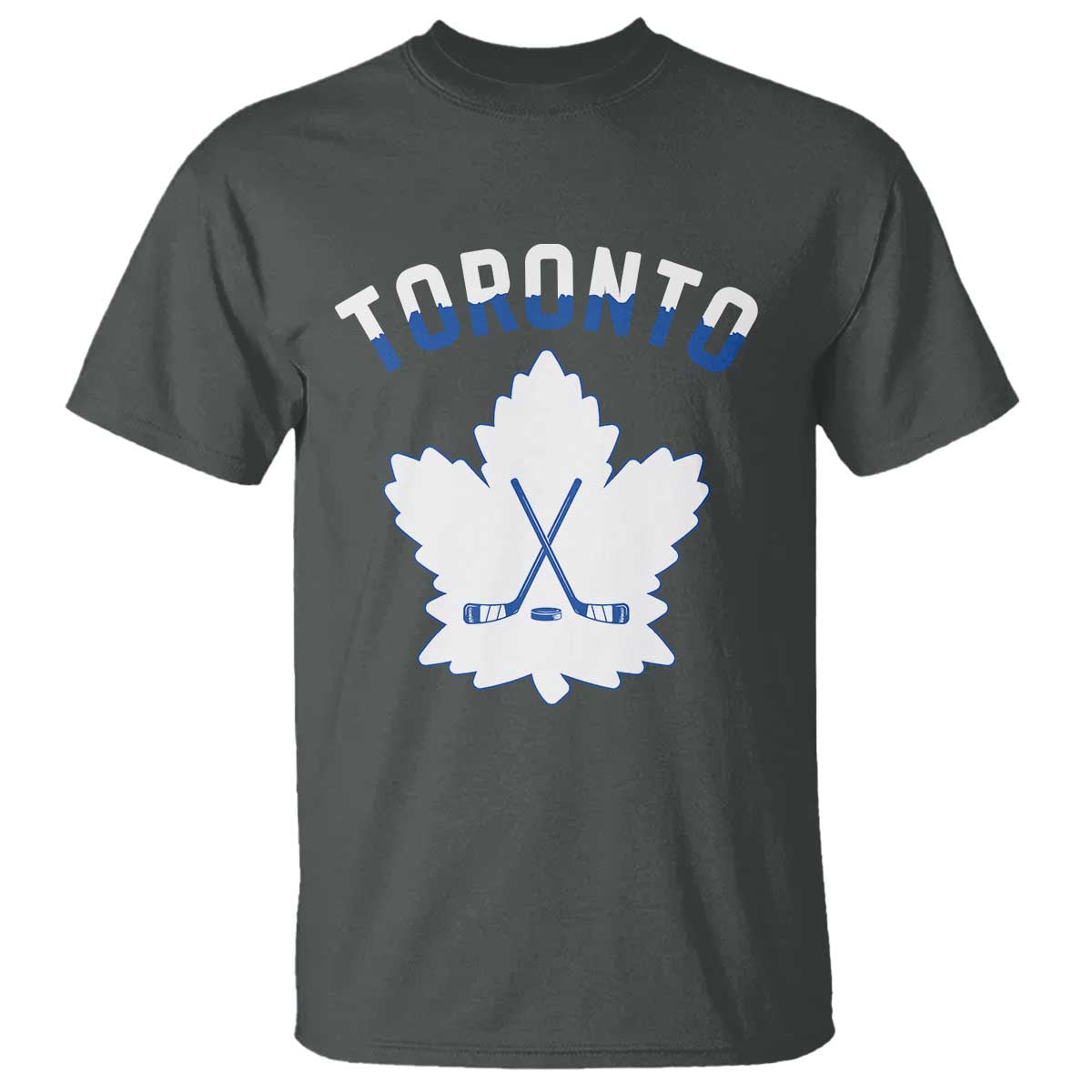 Toronto Ice Hockey Lover T Shirt Gift For Torontonian TS12 Dark Heather Print Your Wear