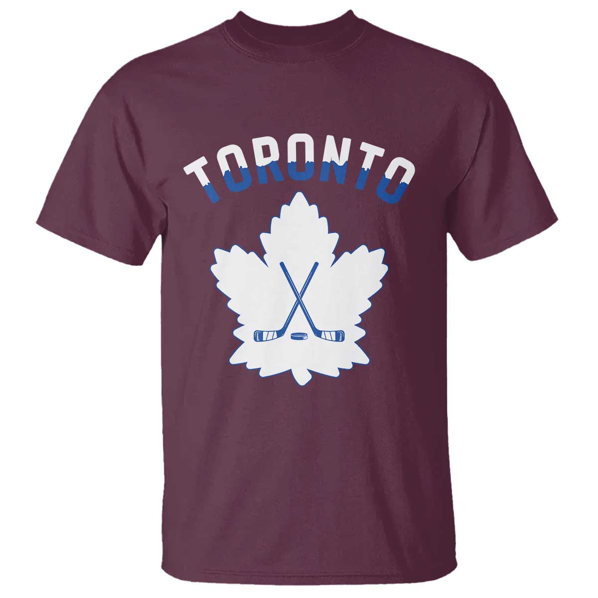 Toronto Ice Hockey Lover T Shirt Gift For Torontonian TS12 Maroon Print Your Wear