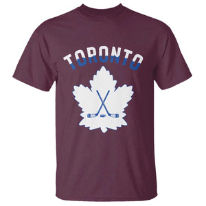 Toronto Ice Hockey Lover T Shirt Gift For Torontonian TS12 Maroon Print Your Wear