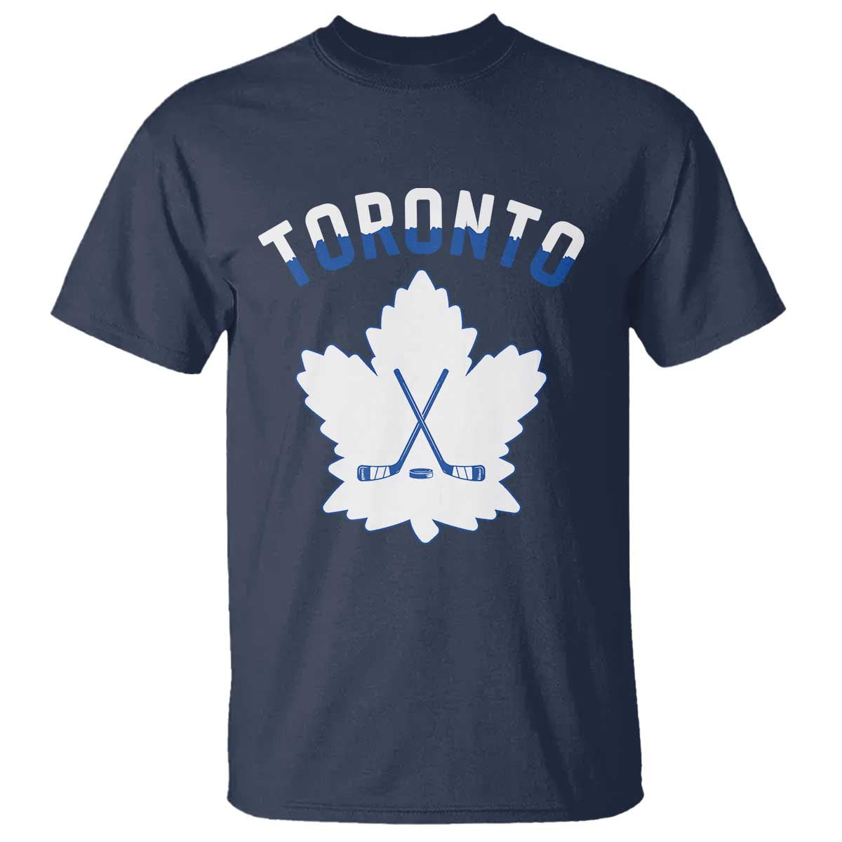 Toronto Ice Hockey Lover T Shirt Gift For Torontonian TS12 Navy Print Your Wear
