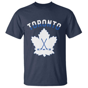 Toronto Ice Hockey Lover T Shirt Gift For Torontonian TS12 Navy Print Your Wear