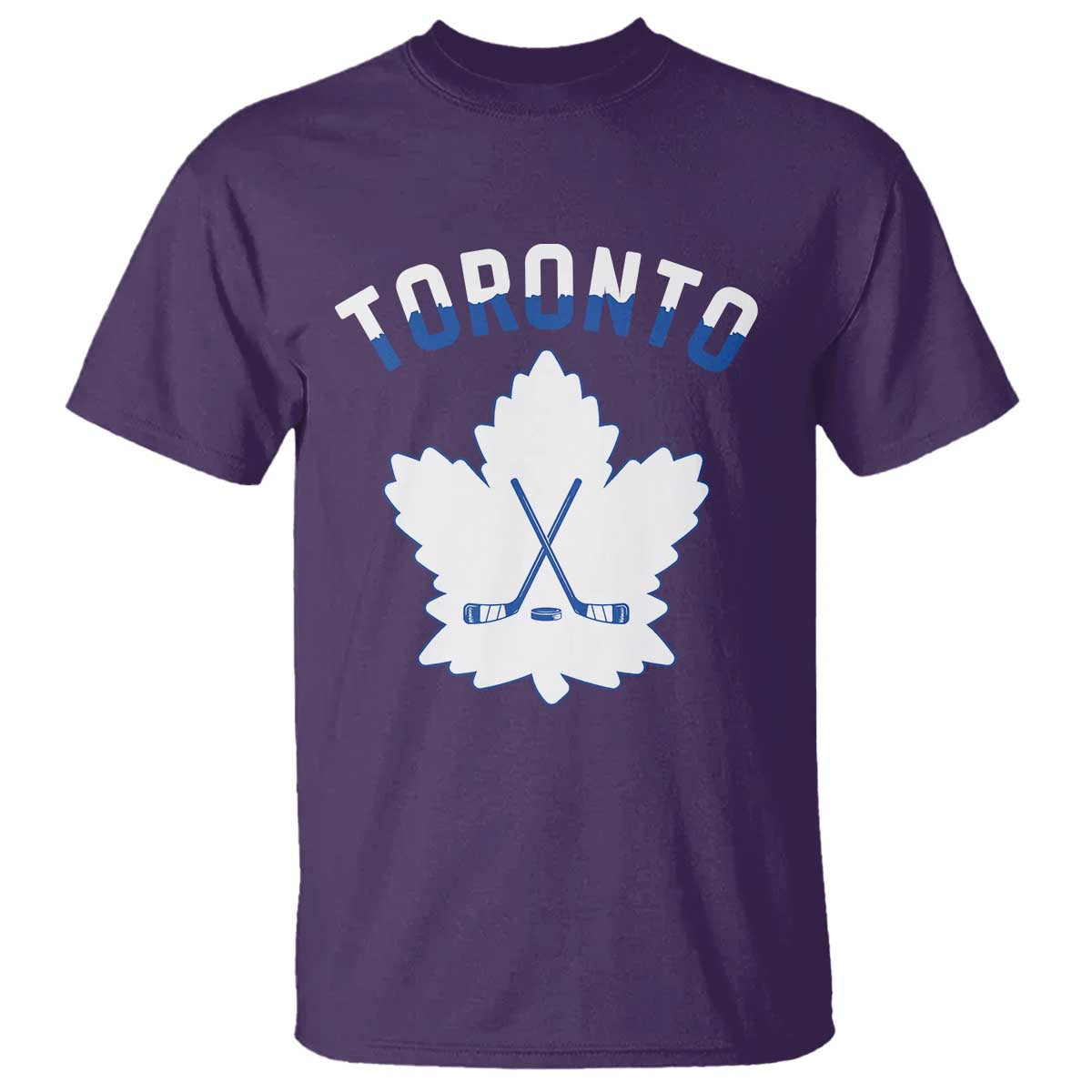 Toronto Ice Hockey Lover T Shirt Gift For Torontonian TS12 Purple Print Your Wear