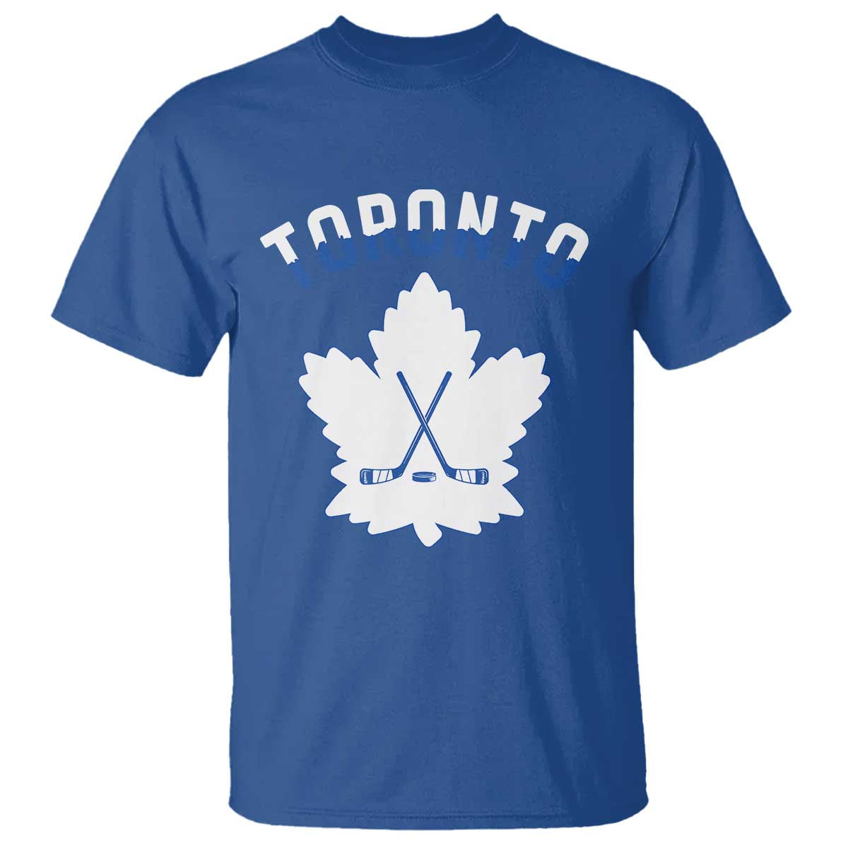 Toronto Ice Hockey Lover T Shirt Gift For Torontonian TS12 Royal Blue Print Your Wear