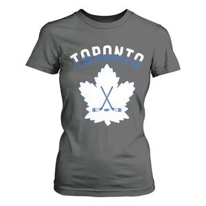 Toronto Ice Hockey Lover T Shirt For Women Gift For Torontonian TS12 Dark Heather Print Your Wear