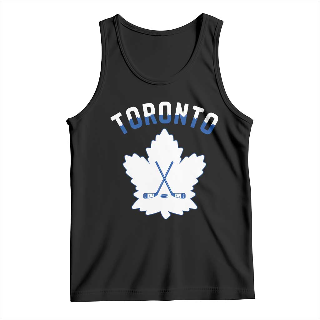 Toronto Ice Hockey Lover Tank Top Gift For Torontonian TS12 Black Print Your Wear