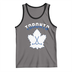 Toronto Ice Hockey Lover Tank Top Gift For Torontonian TS12 Deep Heather Black Print Your Wear