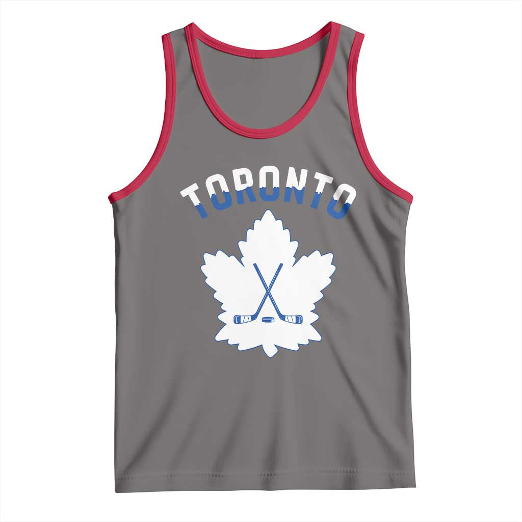 Toronto Ice Hockey Lover Tank Top Gift For Torontonian TS12 Deep Heather Red Print Your Wear