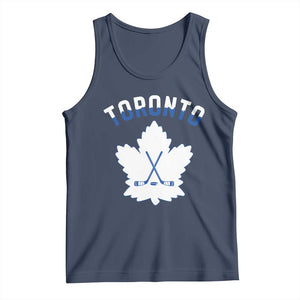 Toronto Ice Hockey Lover Tank Top Gift For Torontonian TS12 Navy Print Your Wear
