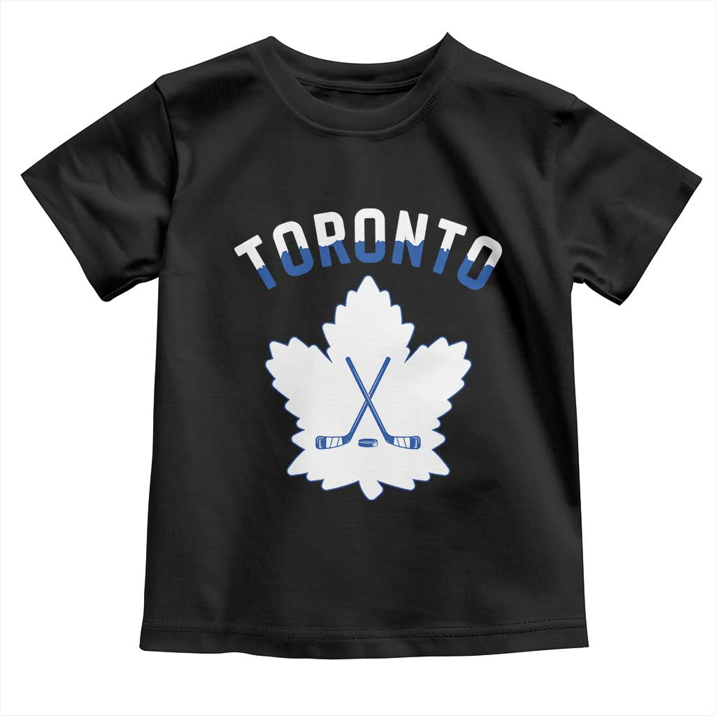Toronto Ice Hockey Lover Toddler T Shirt Gift For Torontonian TS12 Black Print Your Wear