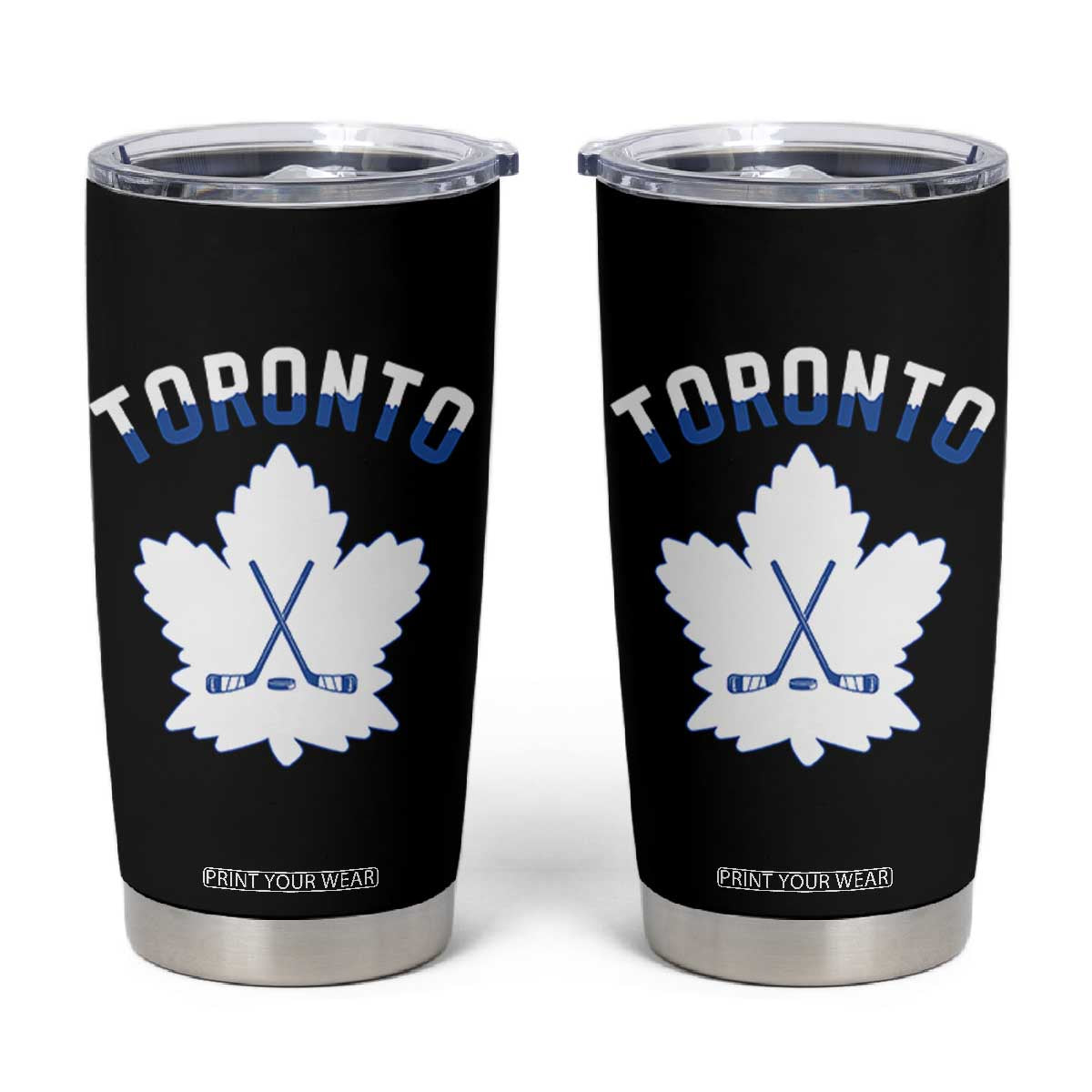 Toronto Ice Hockey Lover Tumbler Cup Gift For Torontonian TS12 Black Print Your Wear