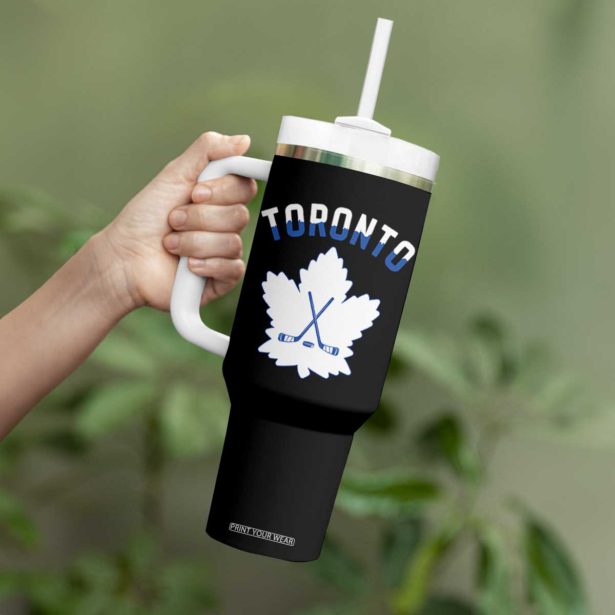 Toronto Ice Hockey Lover Tumbler With Handle Gift For Torontonian TS12 Print Your Wear