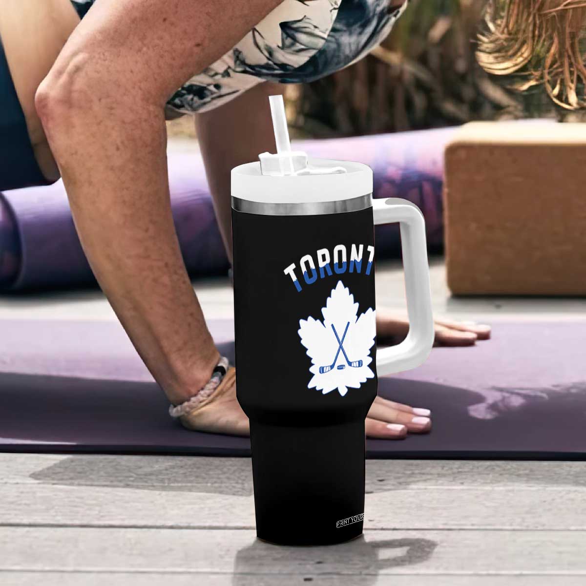 Toronto Ice Hockey Lover Tumbler With Handle Gift For Torontonian TS12 Print Your Wear