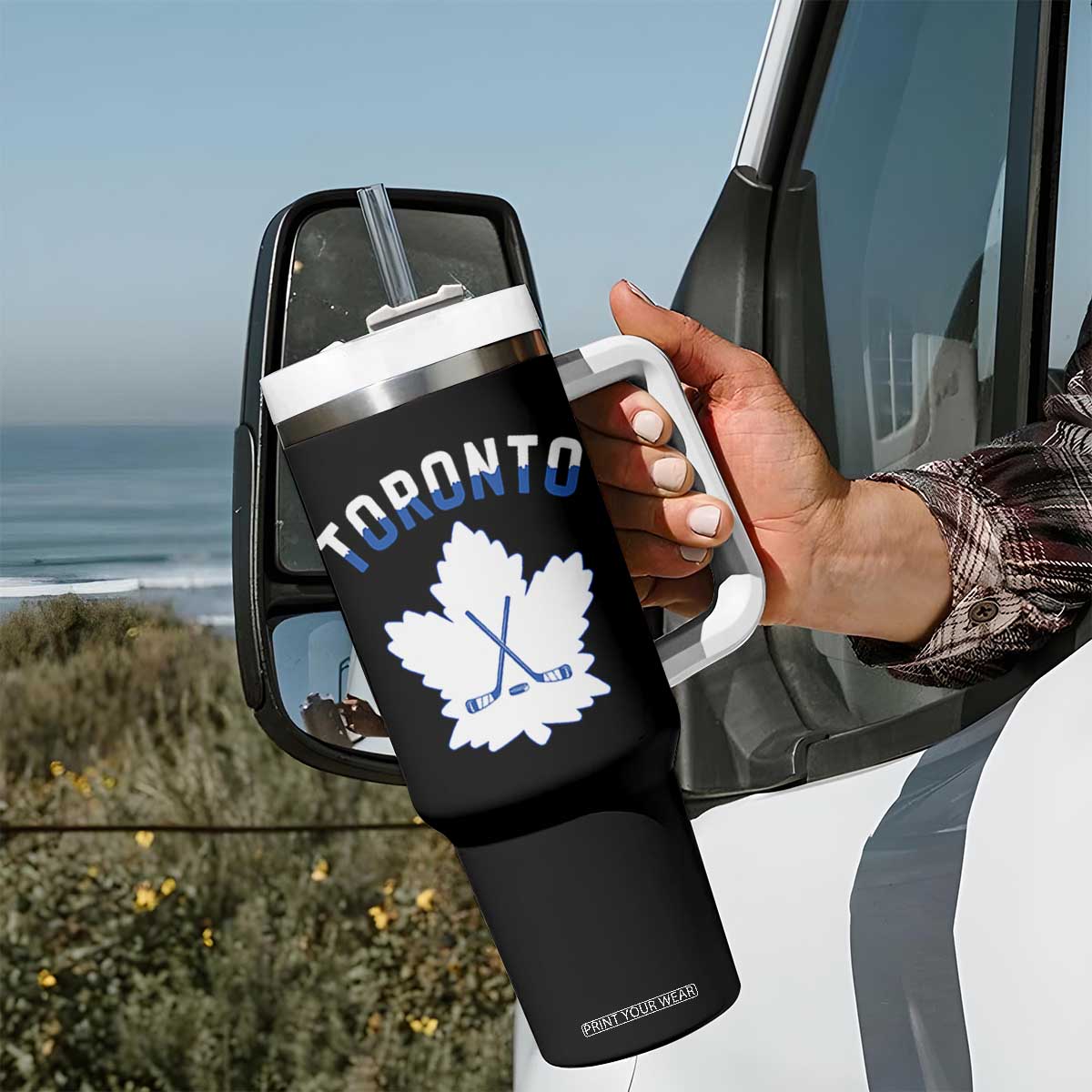 Toronto Ice Hockey Lover Tumbler With Handle Gift For Torontonian TS12 Print Your Wear