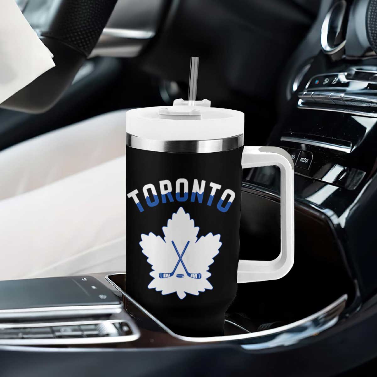 Toronto Ice Hockey Lover Tumbler With Handle Gift For Torontonian TS12 Print Your Wear