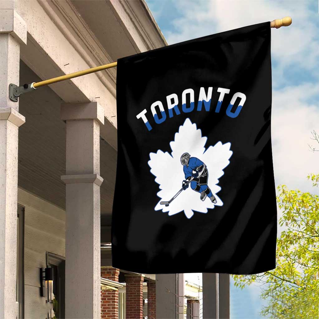 Toronto Ice Hockey Player Garden Flag Canadian Winter Sport TS12 Print Your Wear