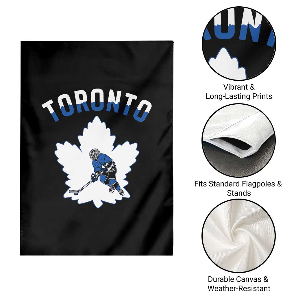 Toronto Ice Hockey Player Garden Flag Canadian Winter Sport TS12 Print Your Wear