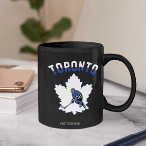 Toronto Ice Hockey Player Coffee Mug Canadian Winter Sport TS12 Print Your Wear