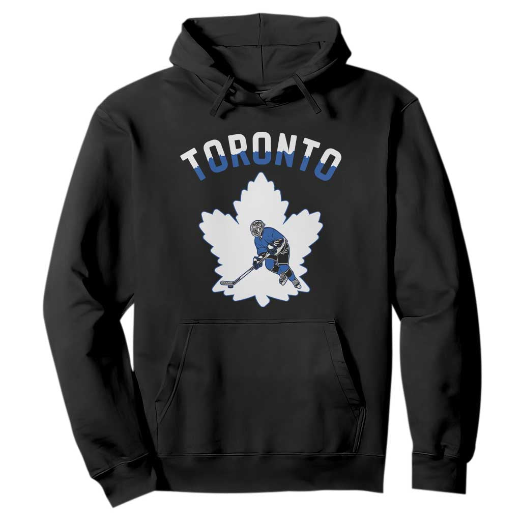 Toronto Ice Hockey Player Hoodie Canadian Winter Sport TS12 Black Print Your Wear