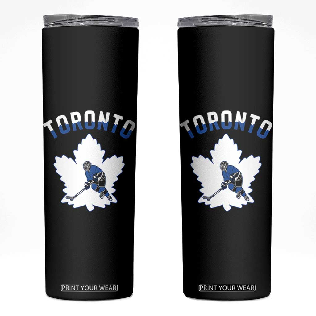 Toronto Ice Hockey Player Skinny Tumbler Canadian Winter Sport TS12 Black Print Your Wear