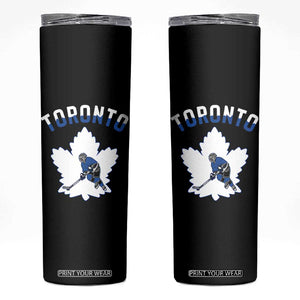 Toronto Ice Hockey Player Skinny Tumbler Canadian Winter Sport TS12 Black Print Your Wear
