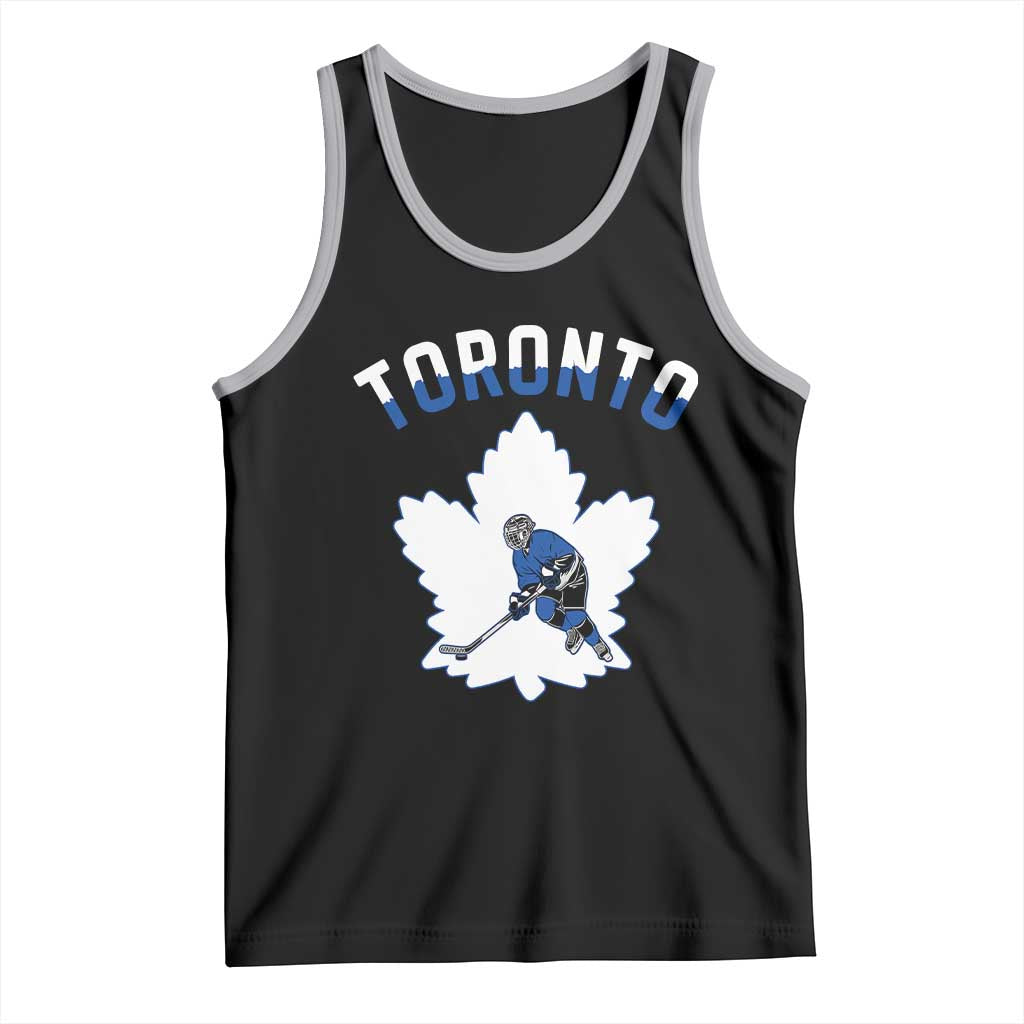 Toronto Ice Hockey Player Tank Top Canadian Winter Sport TS12 Black Athletic Heather Print Your Wear
