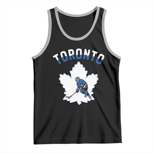 Toronto Ice Hockey Player Tank Top Canadian Winter Sport TS12 Black Athletic Heather Print Your Wear