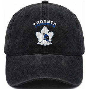 Toronto Ice Hockey Player Washed Cotton Baseball Cap Canadian Winter Sport TS12 Print Your Wear