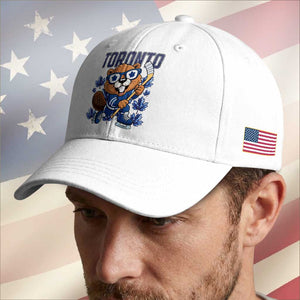 Toronto Ice Hockey Beaver Baseball Cap Canadian Pride Gift TS12 Print Your Wear