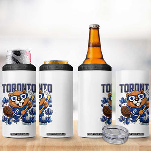 Toronto Ice Hockey Beaver 4 in 1 Can Cooler Tumbler Canadian Pride Gift TS12 Print Your Wear