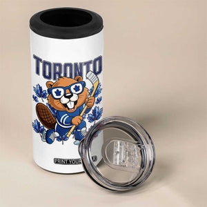 Toronto Ice Hockey Beaver 4 in 1 Can Cooler Tumbler Canadian Pride Gift TS12 Print Your Wear