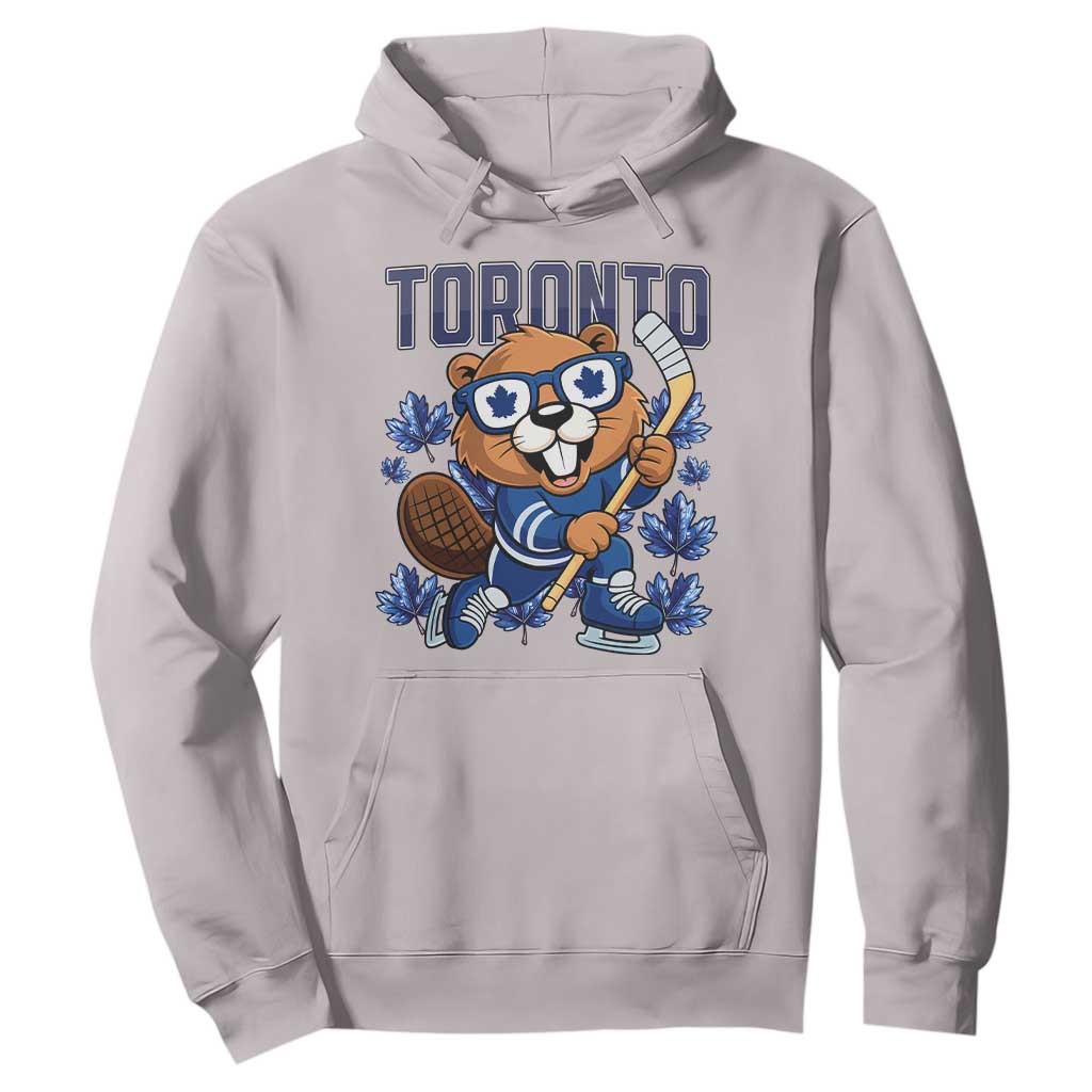 Toronto Ice Hockey Beaver Hoodie Canadian Pride Gift TS12 Ice Gray Print Your Wear