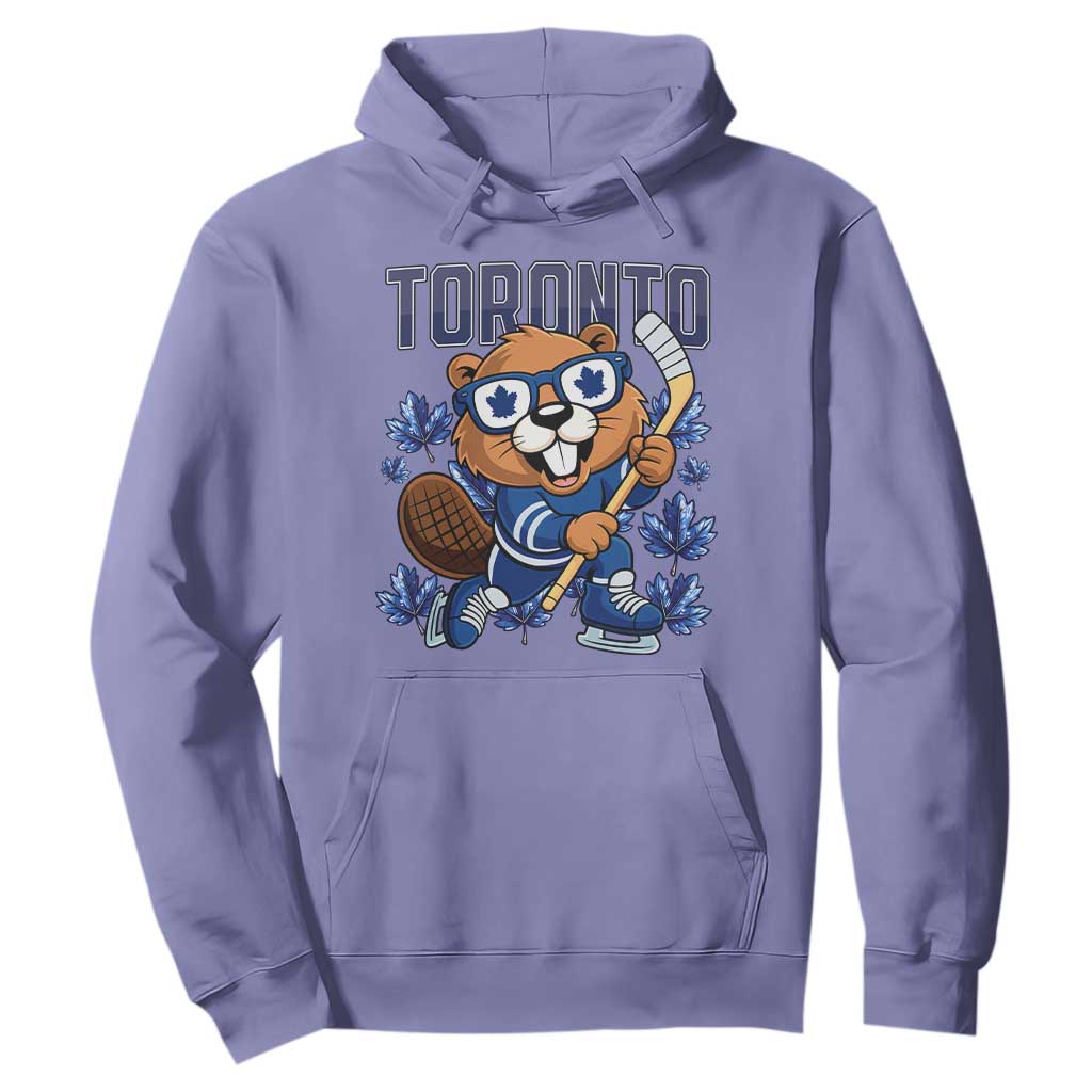 Toronto Ice Hockey Beaver Hoodie Canadian Pride Gift TS12 Violet Print Your Wear