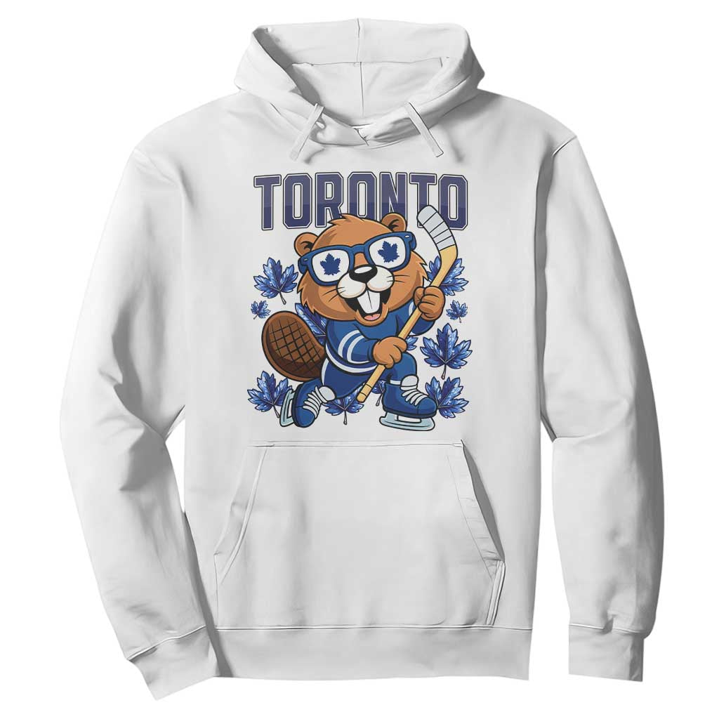 Toronto Ice Hockey Beaver Hoodie Canadian Pride Gift TS12 White Print Your Wear
