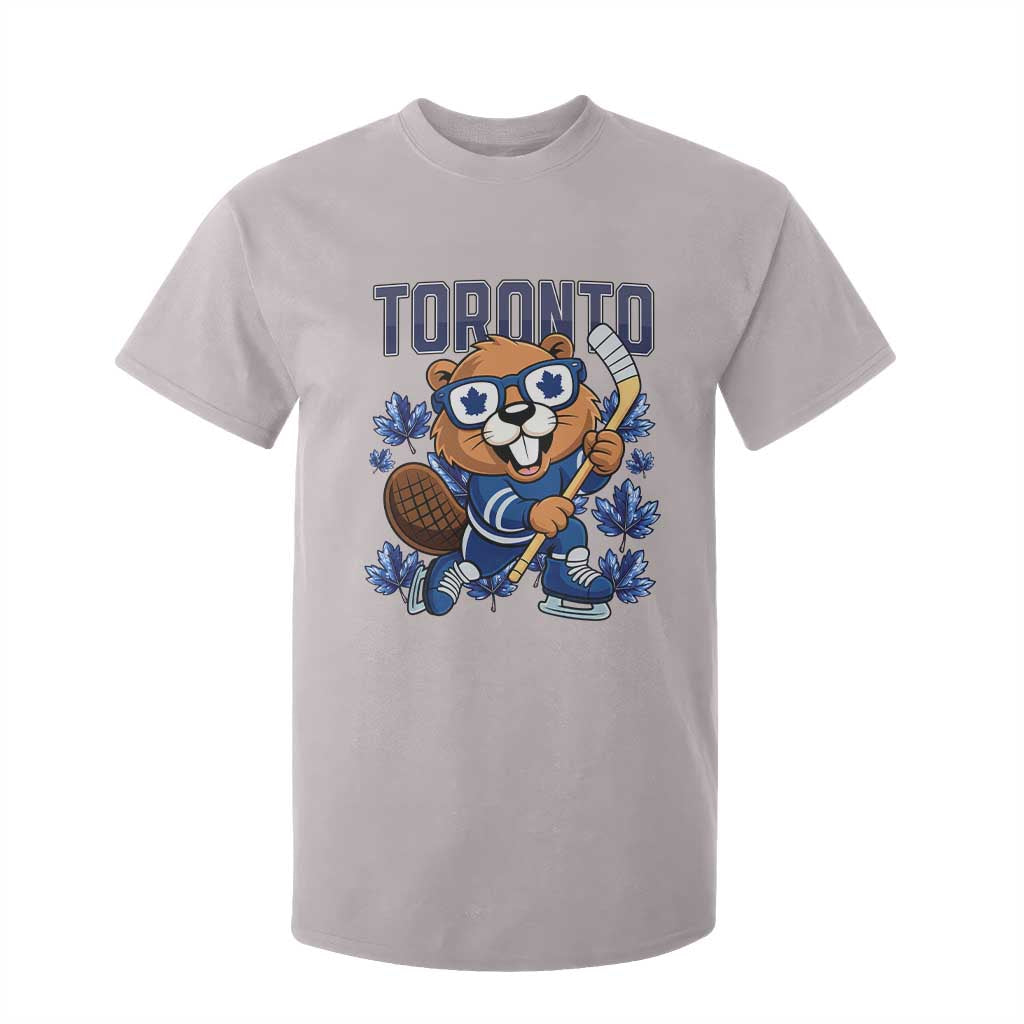 Toronto Ice Hockey Beaver T Shirt For Kid Canadian Pride Gift TS12 Ice Gray Print Your Wear