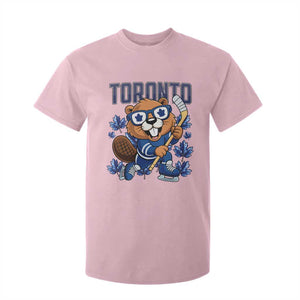Toronto Ice Hockey Beaver T Shirt For Kid Canadian Pride Gift TS12 Light Pink Print Your Wear