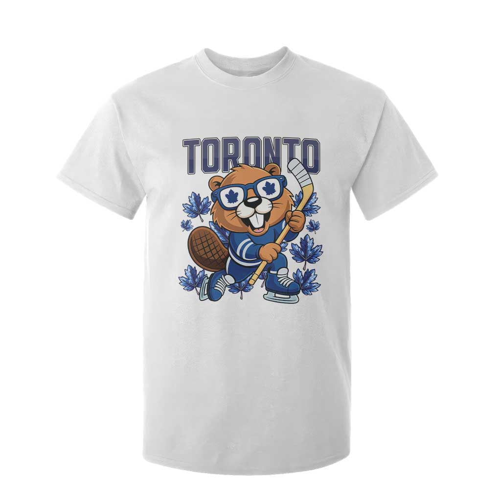 Toronto Ice Hockey Beaver T Shirt For Kid Canadian Pride Gift TS12 White Print Your Wear