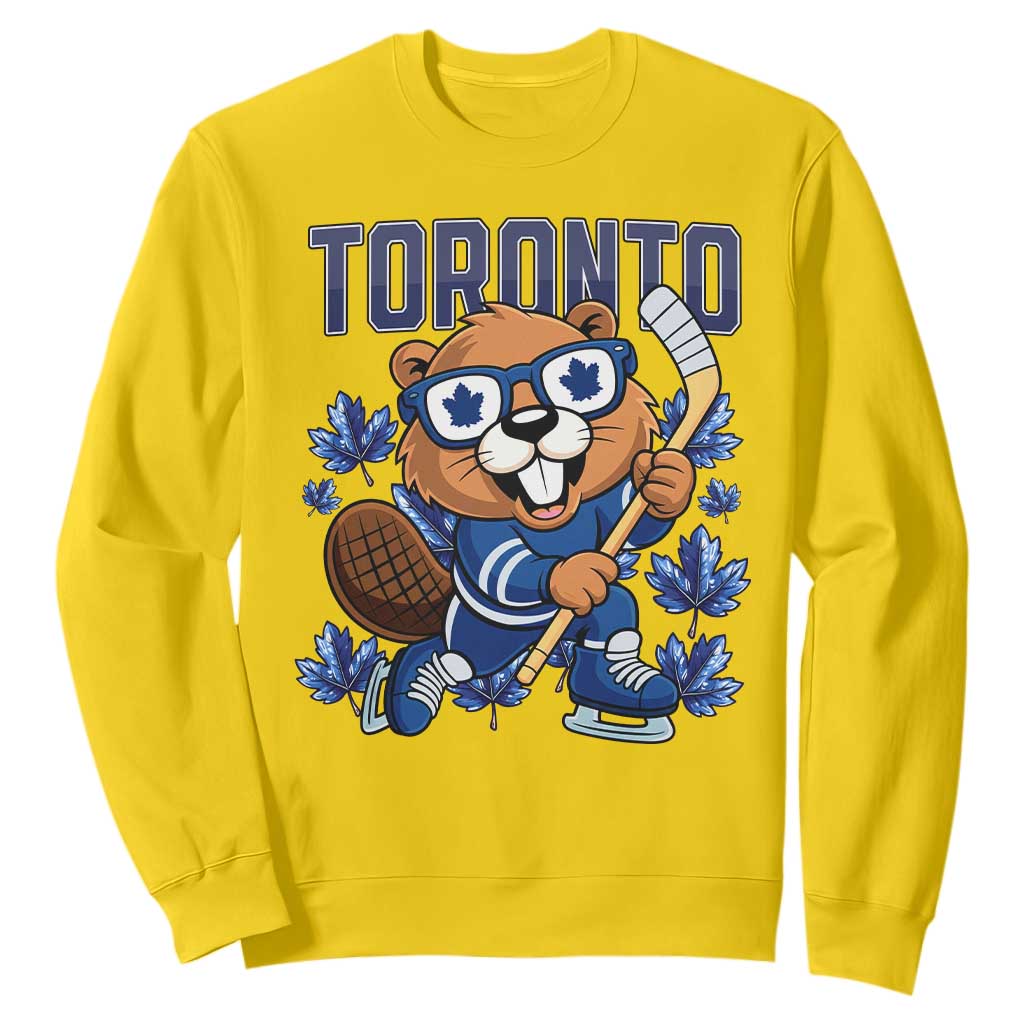 Toronto Ice Hockey Beaver Sweatshirt Canadian Pride Gift TS12 Daisy Print Your Wear