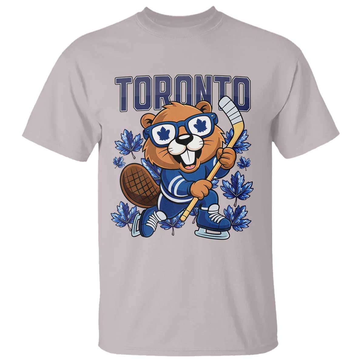 Toronto Ice Hockey Beaver T Shirt Canadian Pride Gift TS12 Ice Gray Print Your Wear
