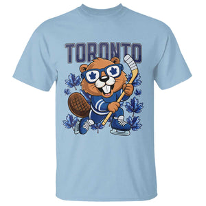 Toronto Ice Hockey Beaver T Shirt Canadian Pride Gift TS12 Light Blue Print Your Wear