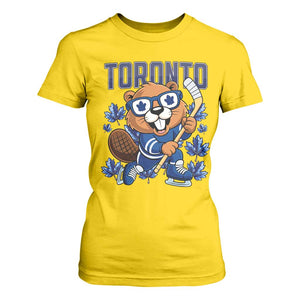 Toronto Ice Hockey Beaver T Shirt For Women Canadian Pride Gift TS12 Daisy Print Your Wear