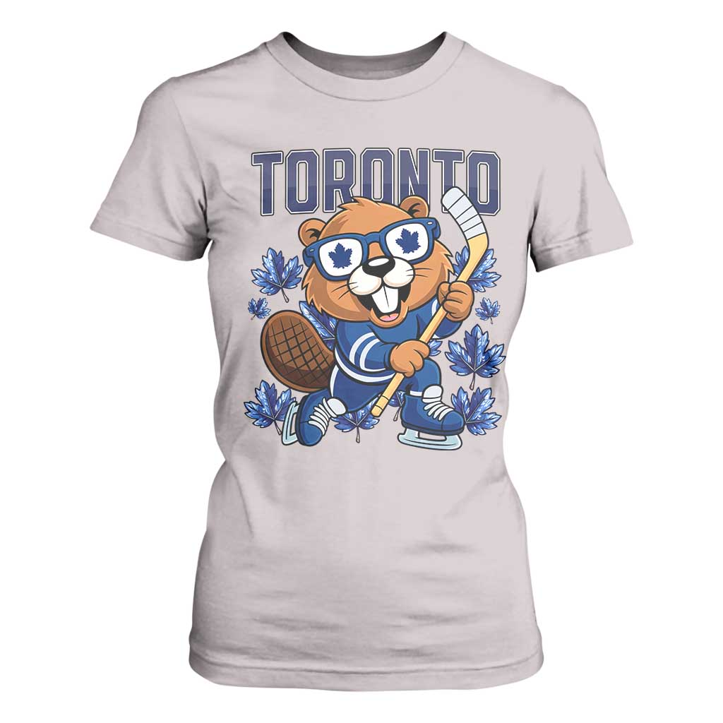 Toronto Ice Hockey Beaver T Shirt For Women Canadian Pride Gift TS12 Ice Gray Print Your Wear