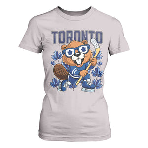 Toronto Ice Hockey Beaver T Shirt For Women Canadian Pride Gift TS12 Ice Gray Print Your Wear
