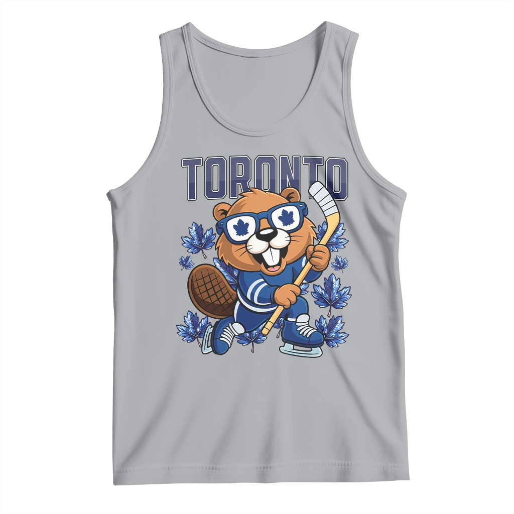 Toronto Ice Hockey Beaver Tank Top Canadian Pride Gift TS12 Athletic Heather Print Your Wear