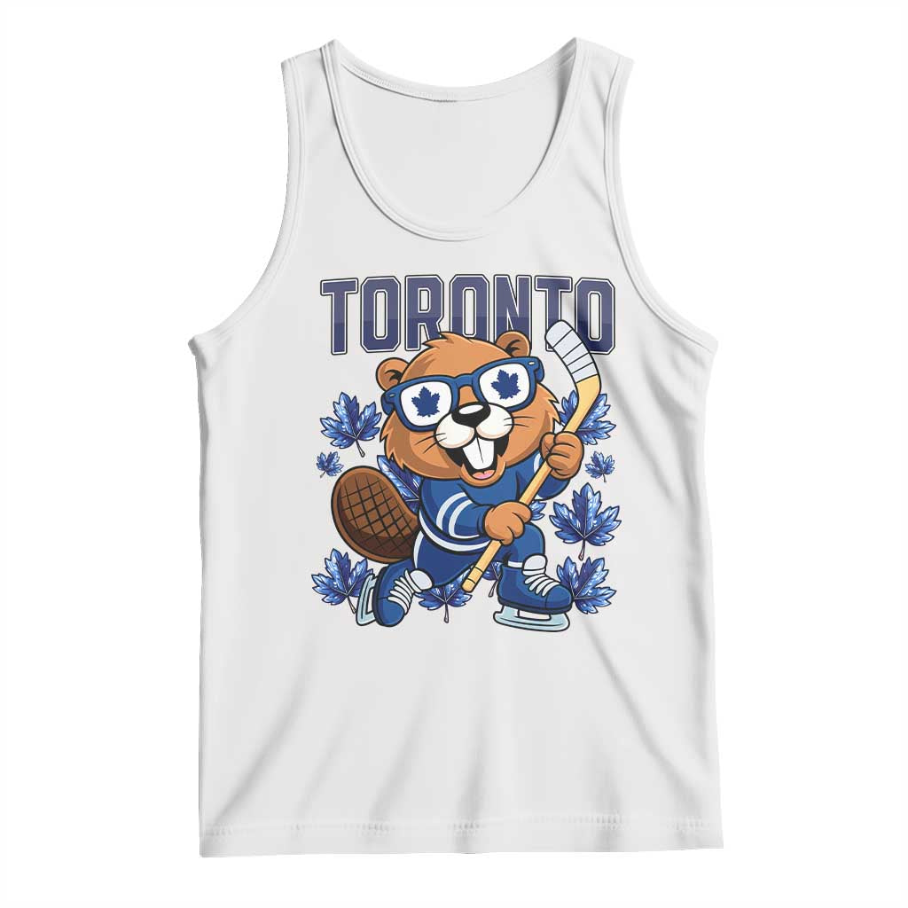 Toronto Ice Hockey Beaver Tank Top Canadian Pride Gift TS12 White Print Your Wear