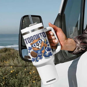 Toronto Ice Hockey Beaver Tumbler With Handle Canadian Pride Gift TS12 Print Your Wear