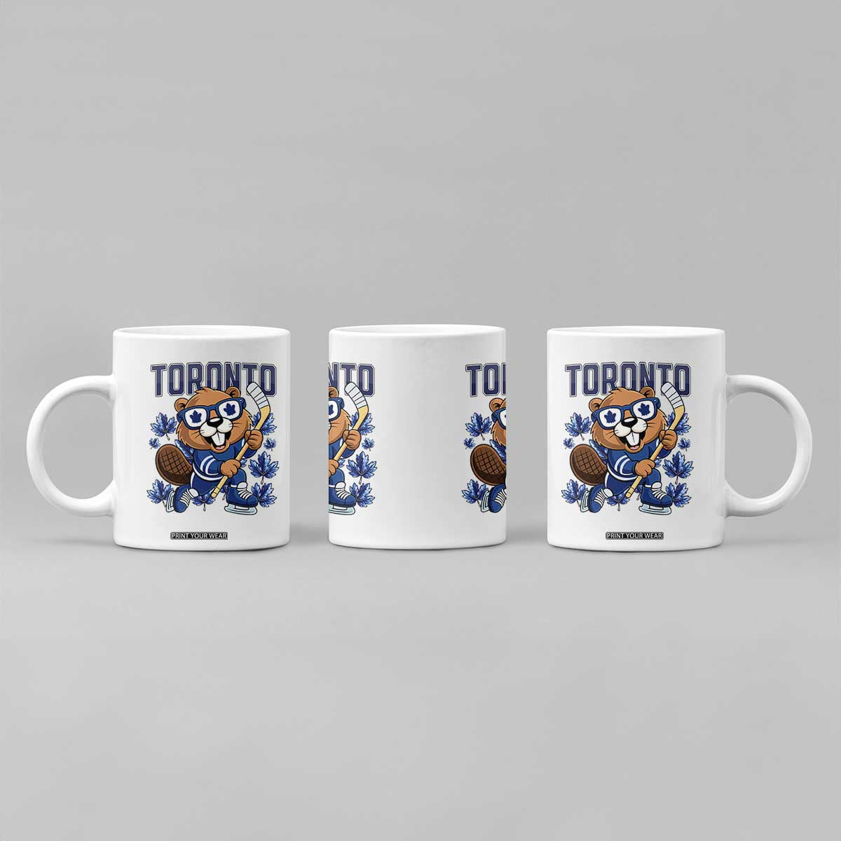 Toronto Ice Hockey Beaver Coffee Mug Canadian Pride Gift TS12 Print Your Wear