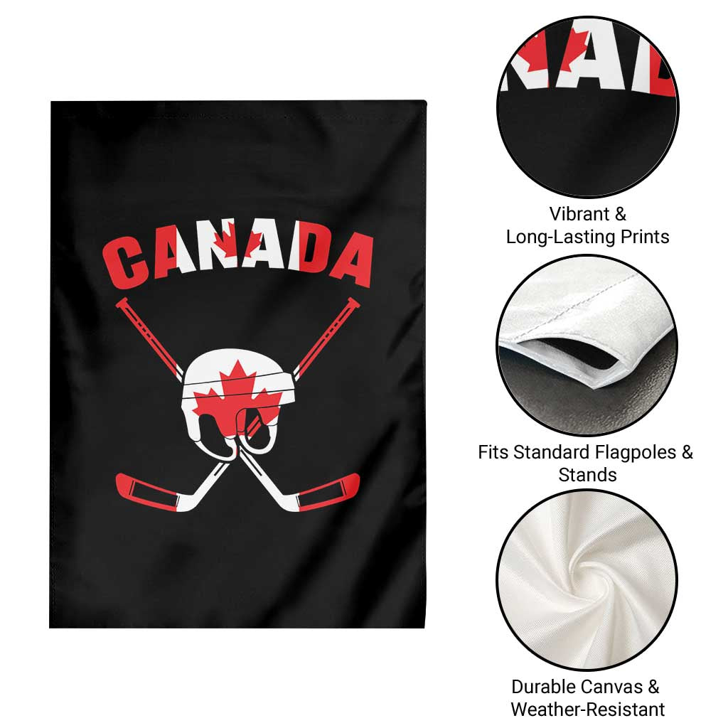 Canada Hockey Fan Ice Hockey Gear Red White Gift Garden Flag TS12 Print Your Wear