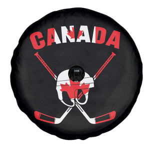 Canada Hockey Fan Ice Hockey Gear Red White Gift Spare Tire Cover TS12 Print Your Wear