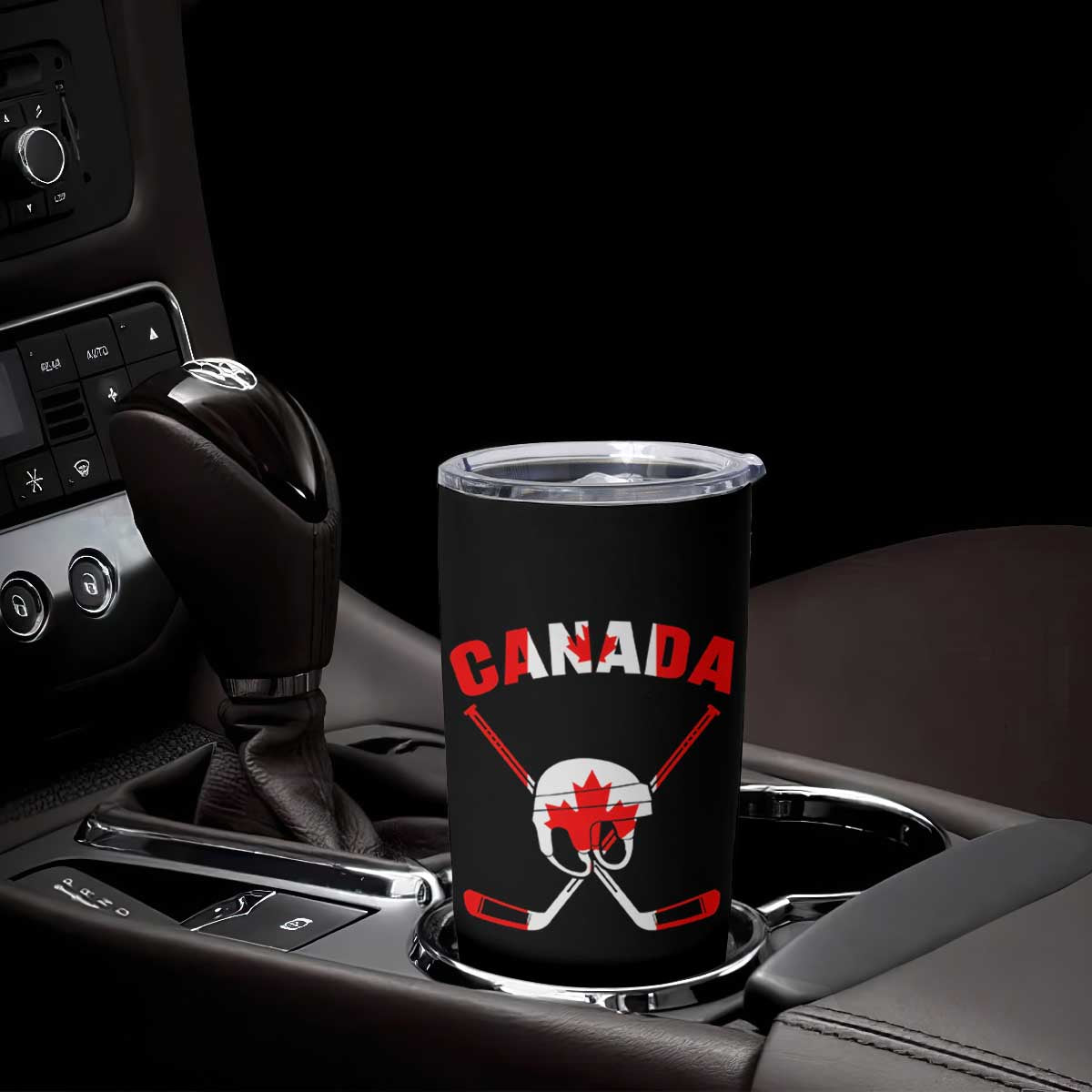Canada Hockey Fan Ice Hockey Gear Red White Gift Tumbler Cup TS12 Print Your Wear