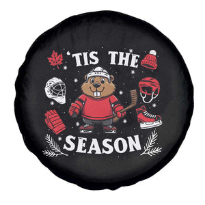 Canadian Ice Hockey Beaver Spare Tire Cover Tis The Season Holiday Gift TS12 Print Your Wear